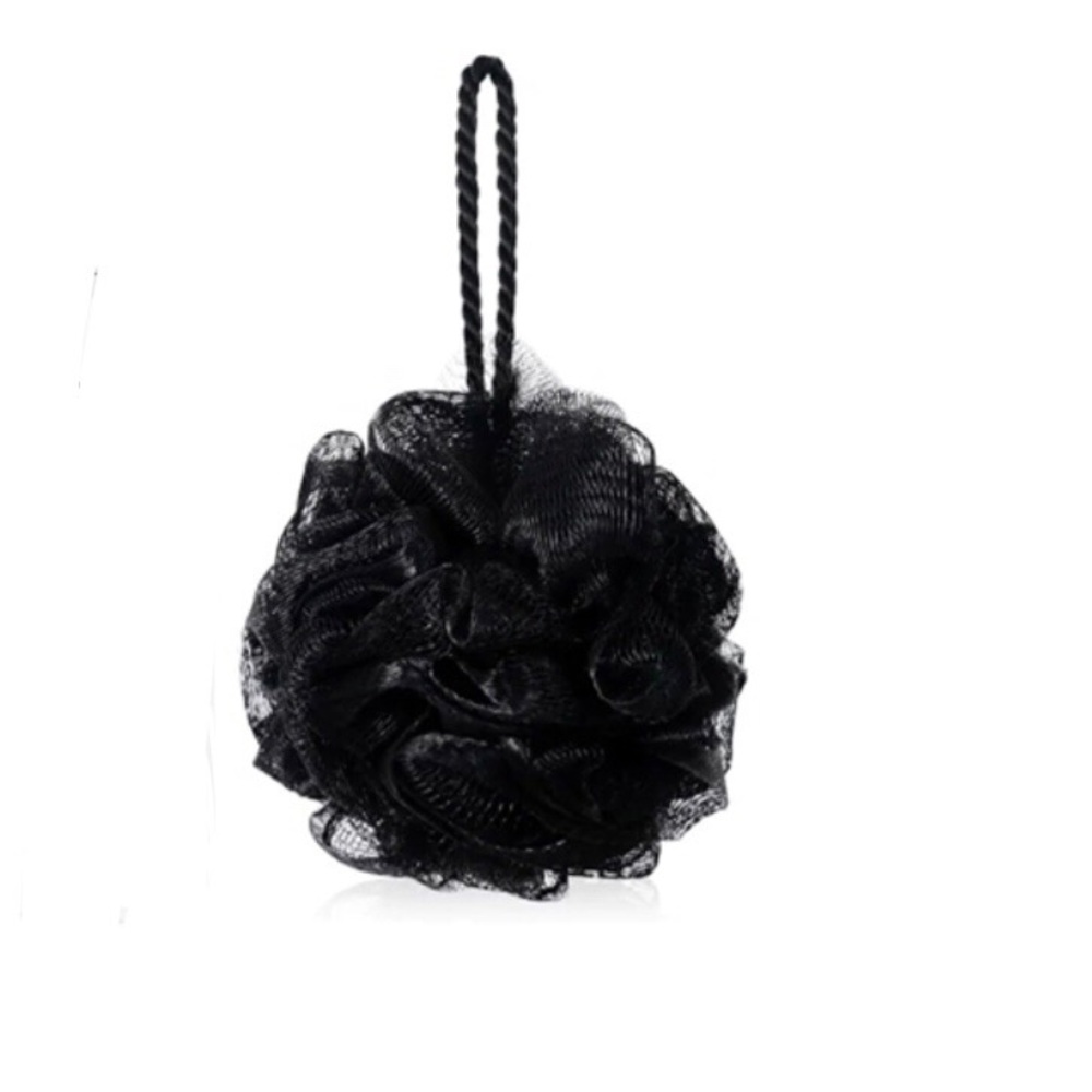 Set of 3 Black April Skin Shower Balls / Puffs - Picture 2 of 2